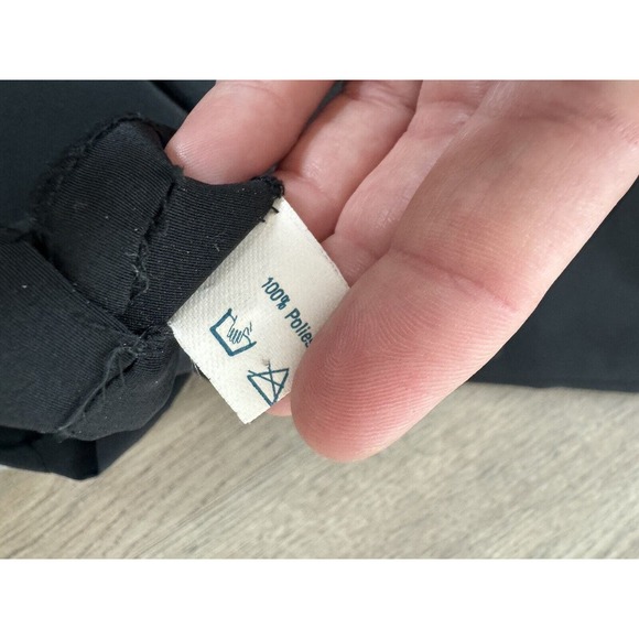 Luisa Spagnoli black Dress IT 44 Shoulder Pads Jewel Gatsby VTG - Picture 8 of 12